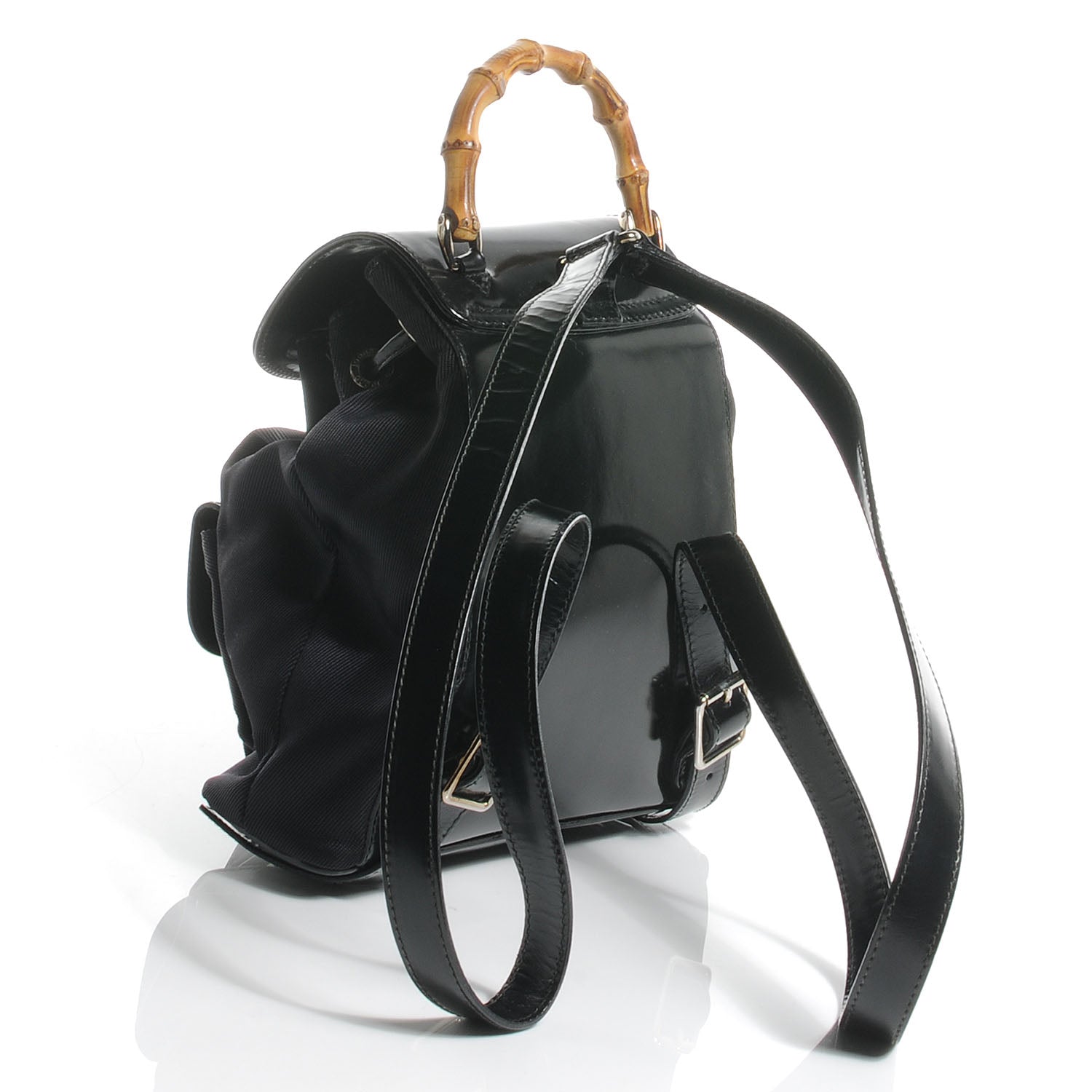 Gucci Bamboo Backpack Black 3 of 7