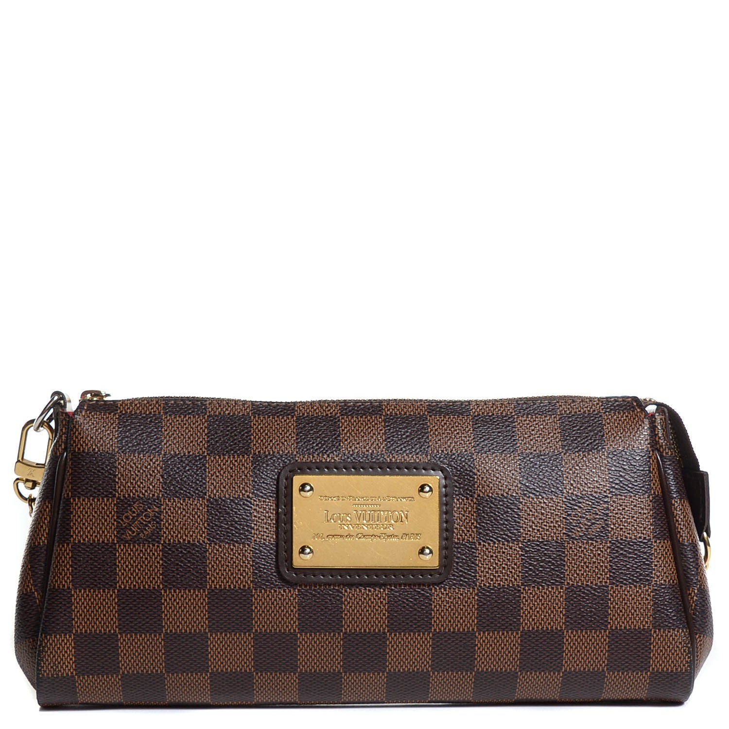 Louis Vuitton Damier Ebene Eva Clutch 1 of 7