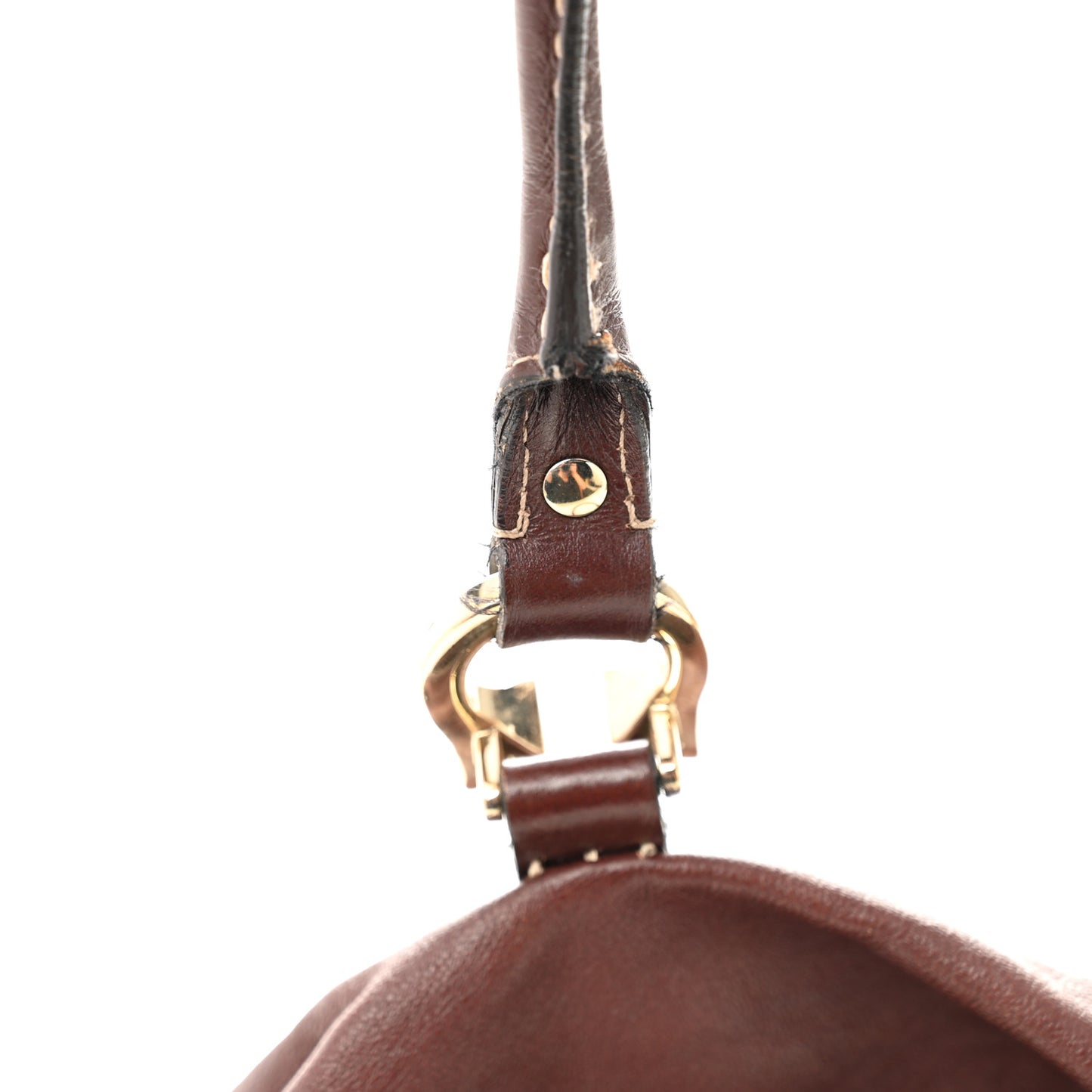 Calfskin Horsebit Medium Nail Boston Brown