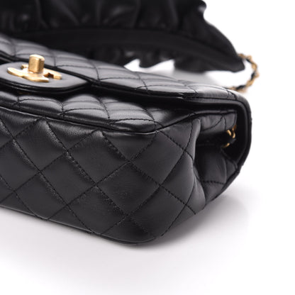 Chanel Lambskin Quilted Mini Romance Rectangular Flap Black 10 of 10
