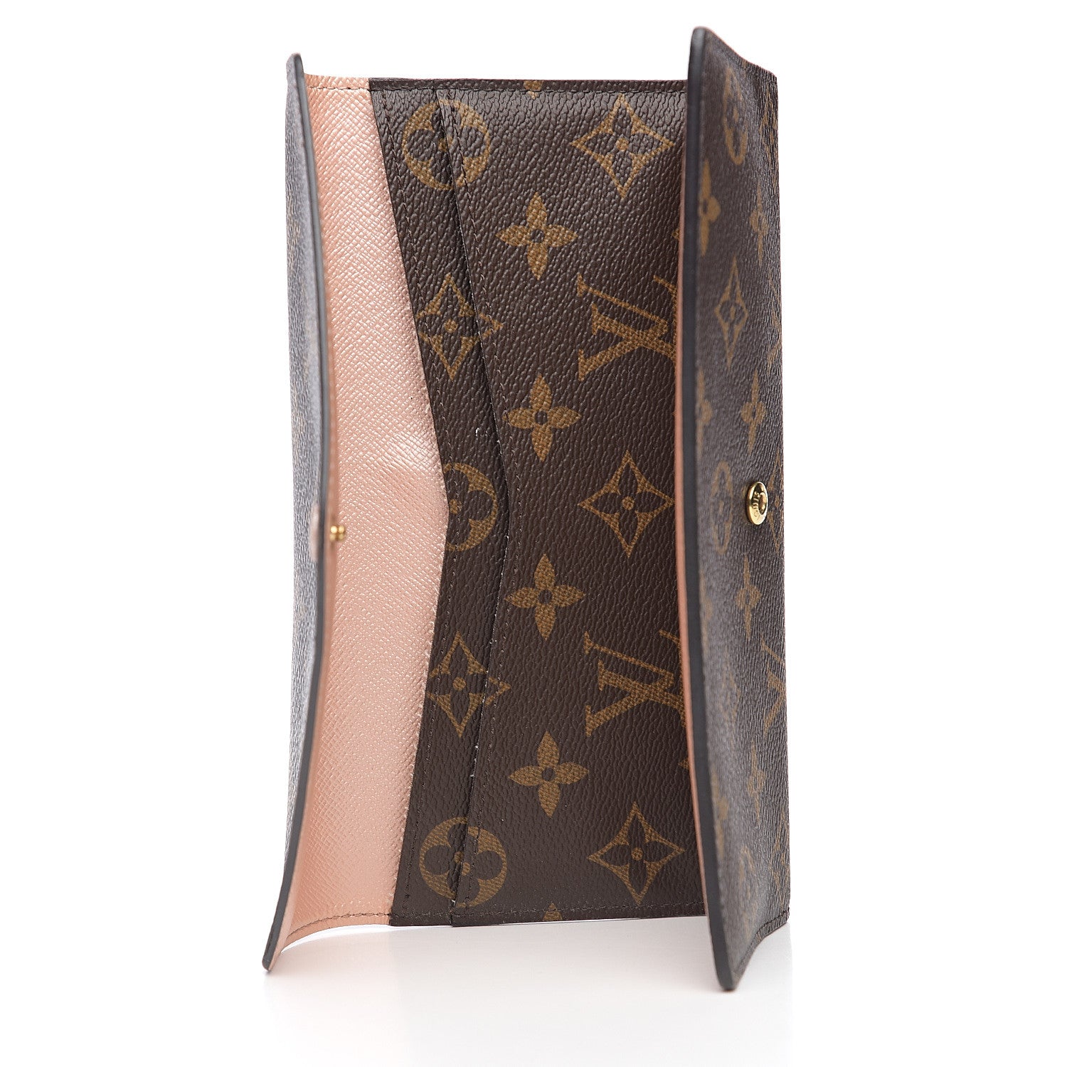 Louis Vuitton Monogram Josephine Wallet Rose Nacre 4 of 5