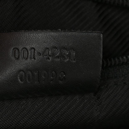 Gucci GG Monogram Shoulder Bag Black 7 of 13