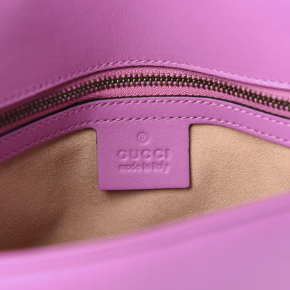 Gucci Calfskin Matelasse Small GG Marmont Shoulder Bag Candy Mousse 7 of 9