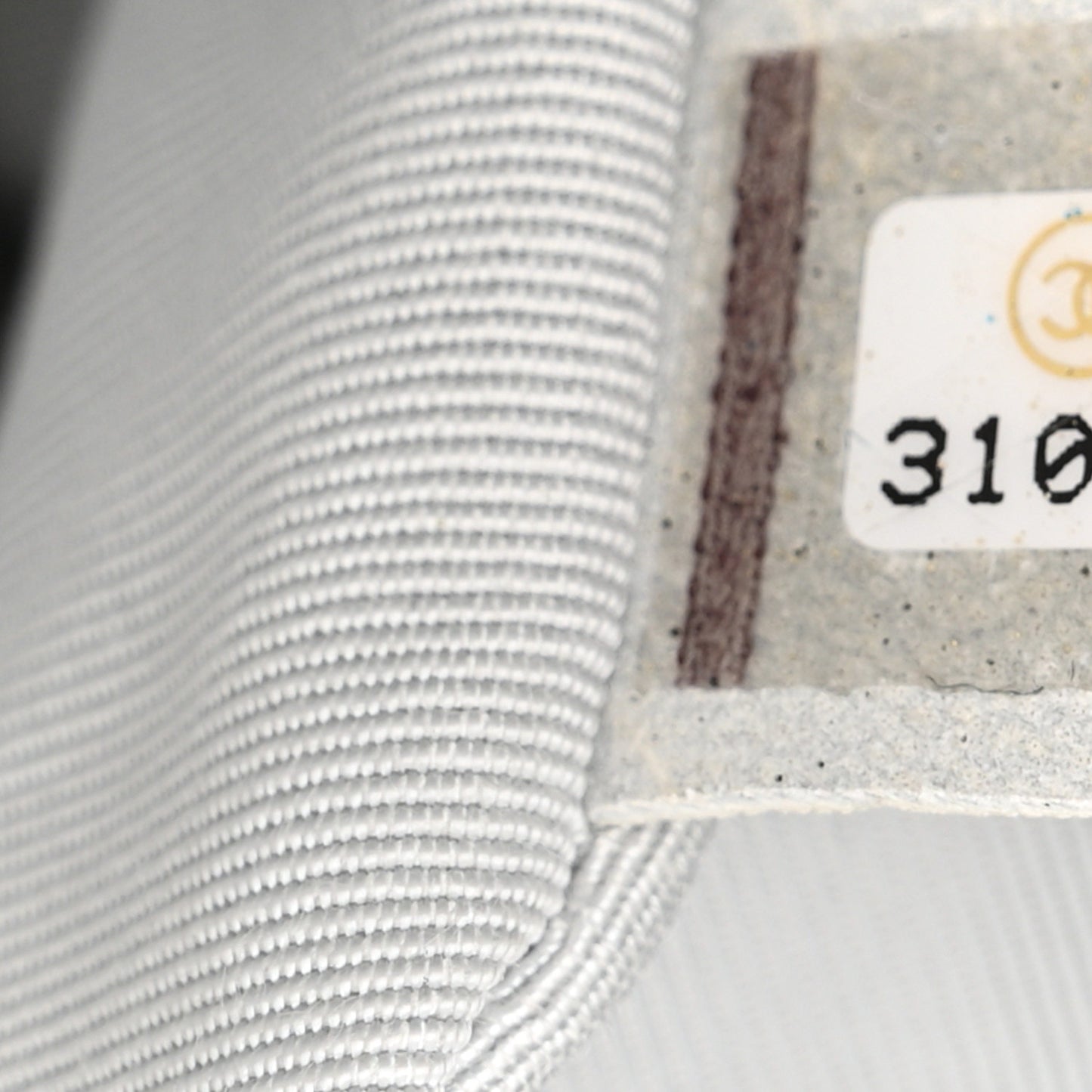 Iridescent Calfskin Quilted Large Chanel 19 Flap White