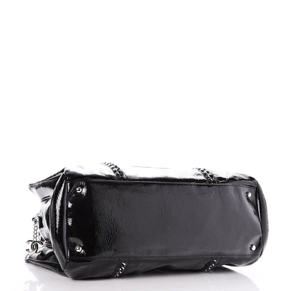 Chanel Patent Calfskin Large Luxe Ligne Tote Black 4 of 7
