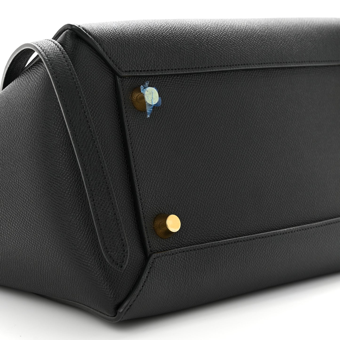 Grained Calfskin Mini Belt Bag Black