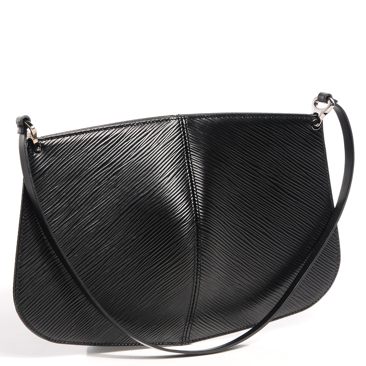 Epi Demi Lune Pochette Black