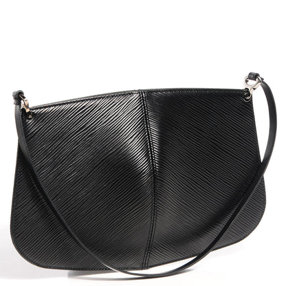 Louis Vuitton Epi Demi Lune Pochette Black 3 of 7