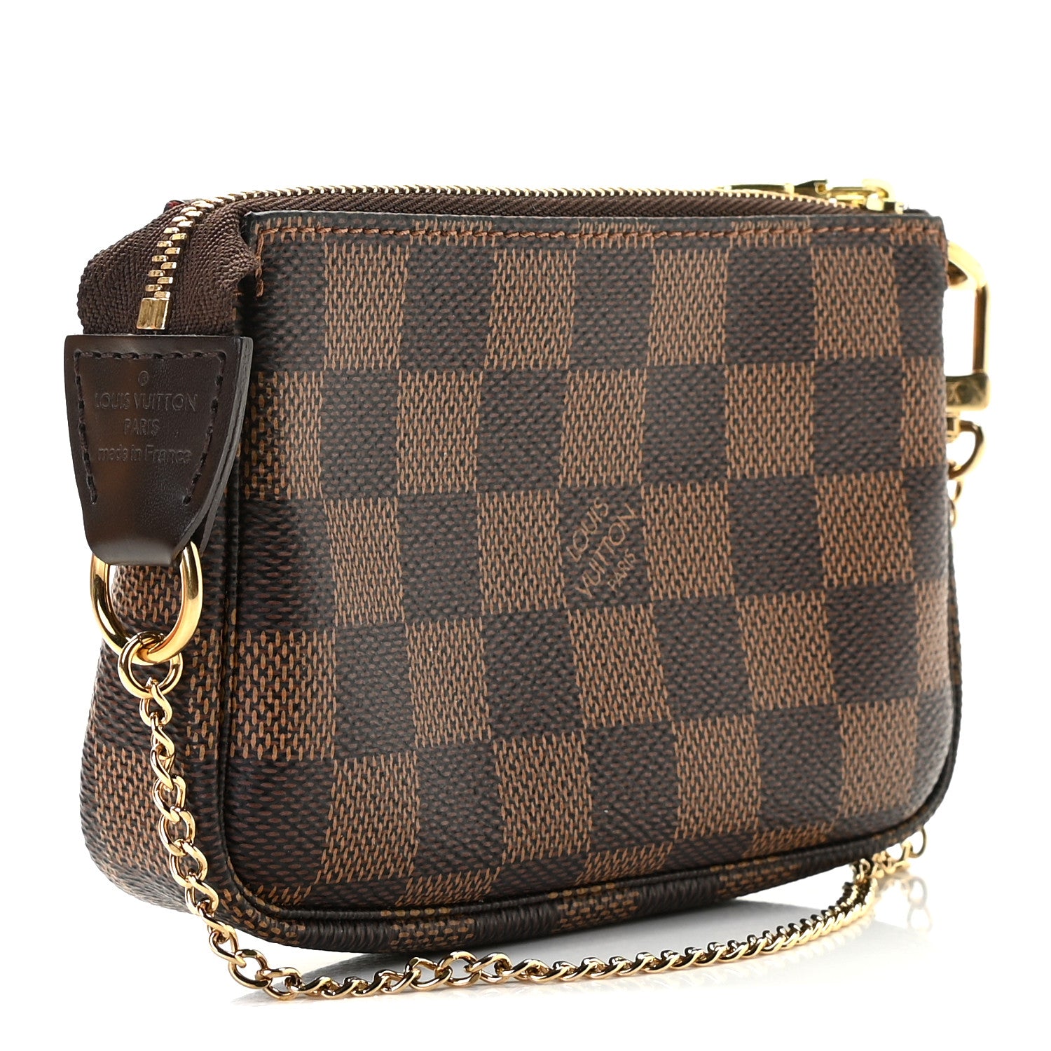 Louis Vuitton Damier Ebene Mini Pochette Accessories 3 of 5