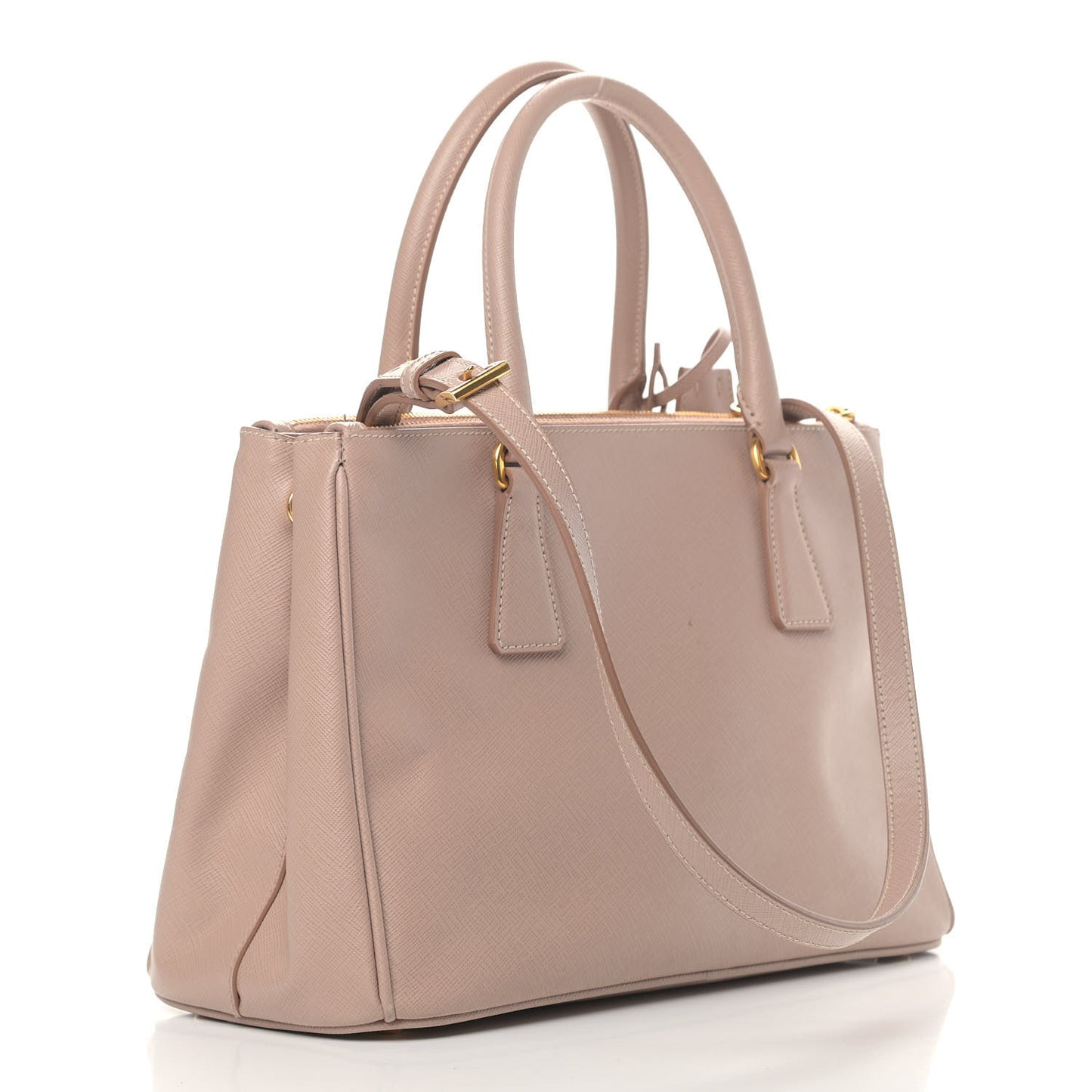 Saffiano Large Galleria Double Zip Tote Cammeo