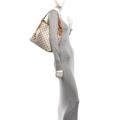 Louis Vuitton Damier Azur Delightful PM Pink 2 of 10