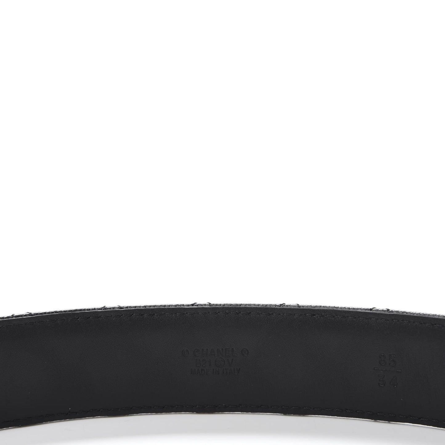 Caviar Quilted CC Chain Belt 85 34 Black