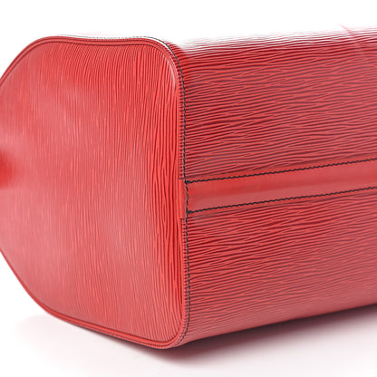 Louis Vuitton Epi Speedy 35 Castillan Red 9 of 11