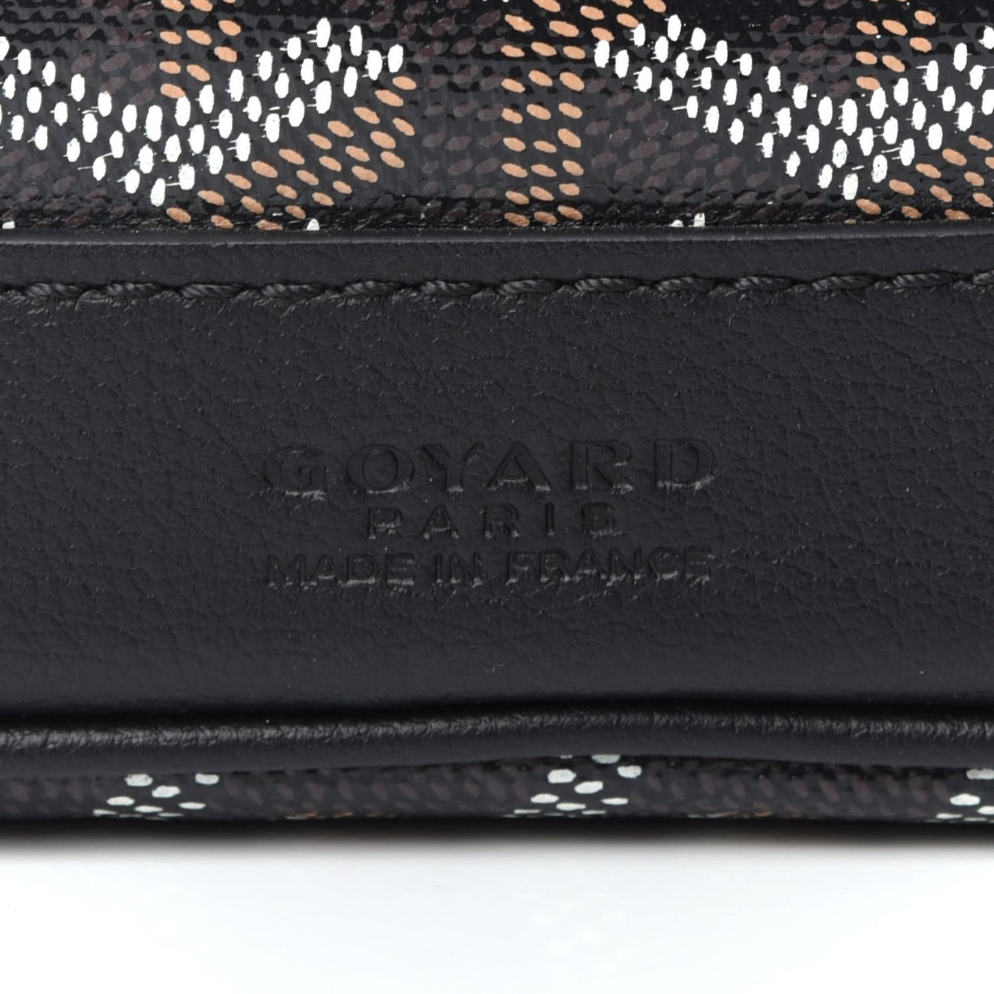 Goyardine Petit Flot Bucket Bag PM Black