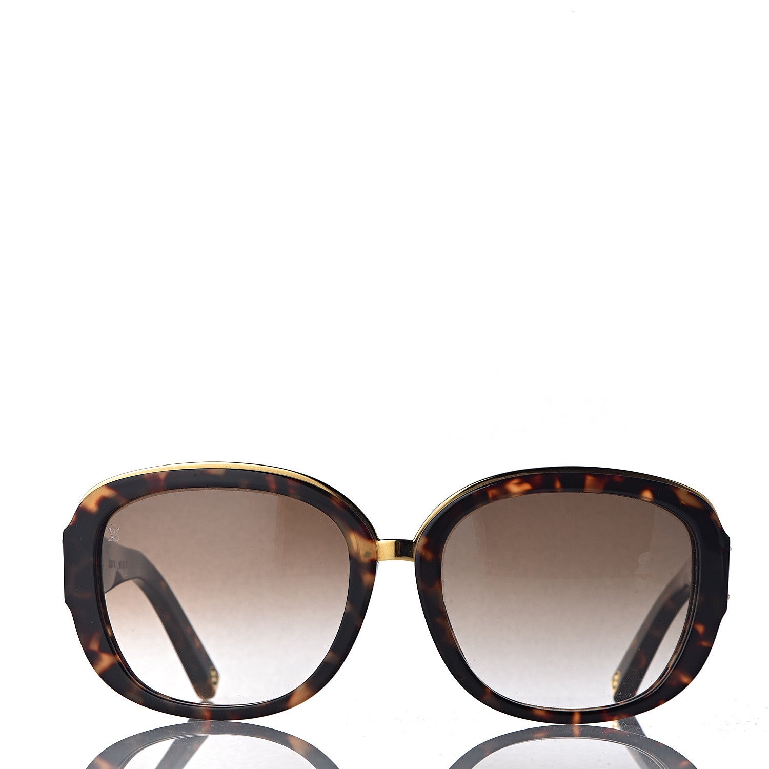 Louis Vuitton Soupcon Oval Sunglasses Z0633W Dark Tortoise 2 of 9
