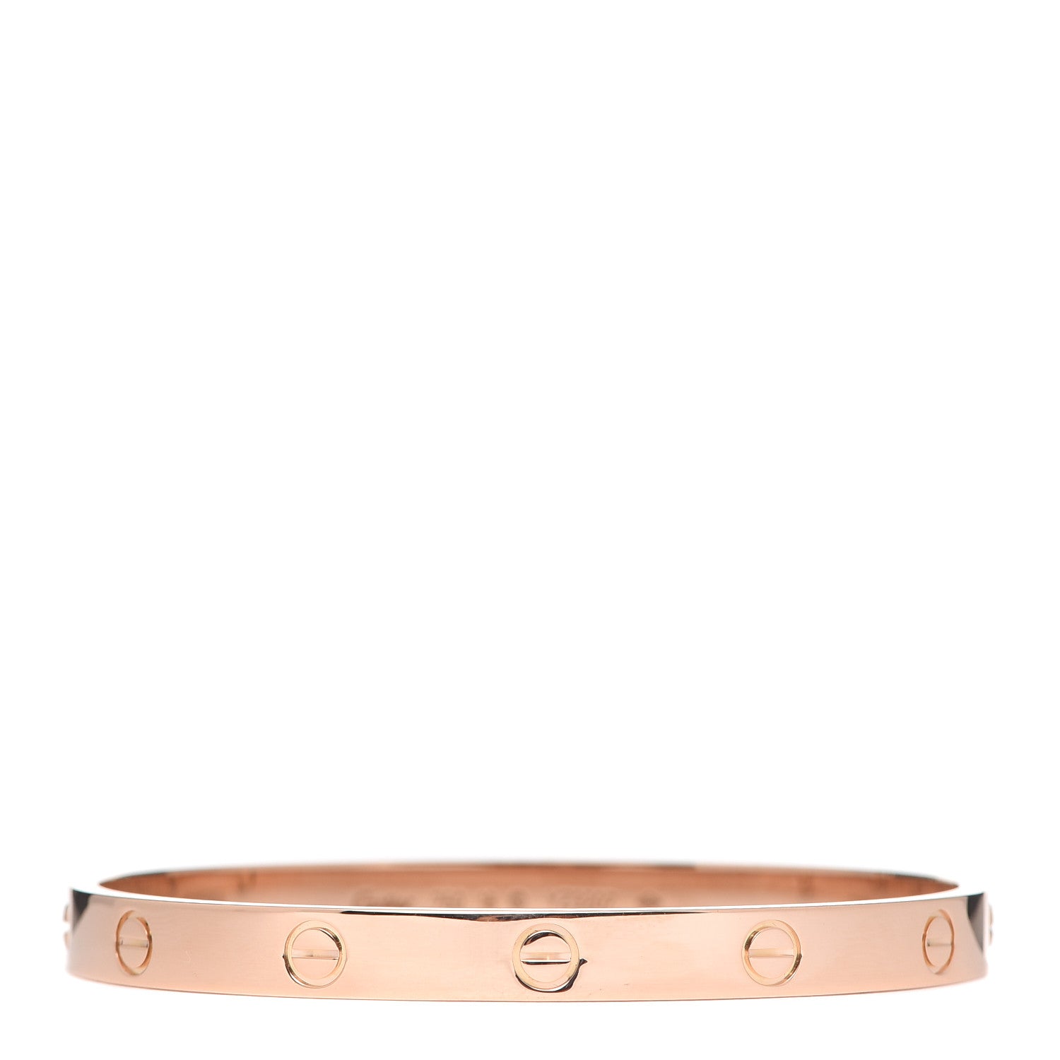 Cartier 18K Pink Gold LOVE Bracelet 18 1 of 4