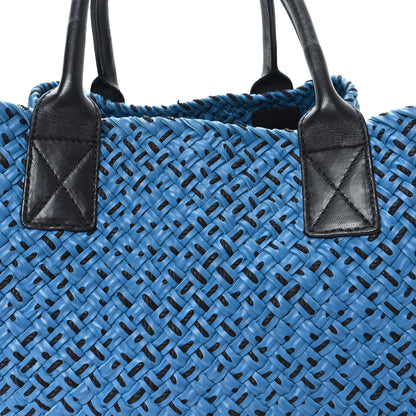 Bottega Veneta Nappa Intrecciato Large Cabat Blue Black 9 of 12