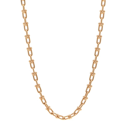 Tiffany 18K Rose Gold Small HardWear Link Necklace 1 of 4
