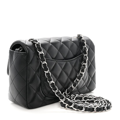 Chanel Lambskin Quilted Mini Rectangular Flap 3 of 10
