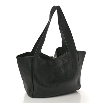Saint Laurent Grained Deerskin Bea Tote Black 2 of 11