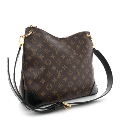 Louis Vuitton Monogram Odeon MM Black 3 of 9
