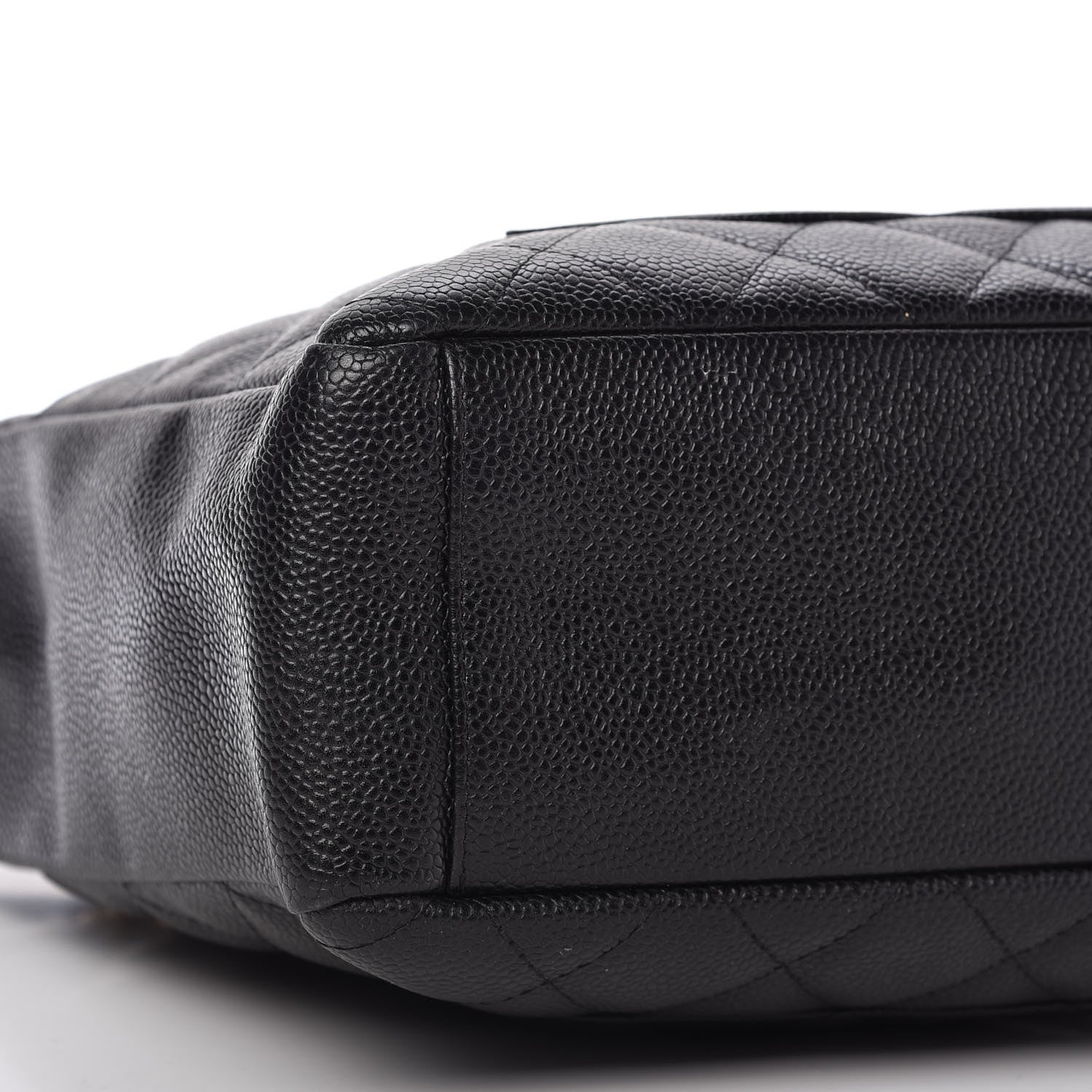 Chanel Caviar Quilted Petit Shopping Tote PST Black 6 of 9