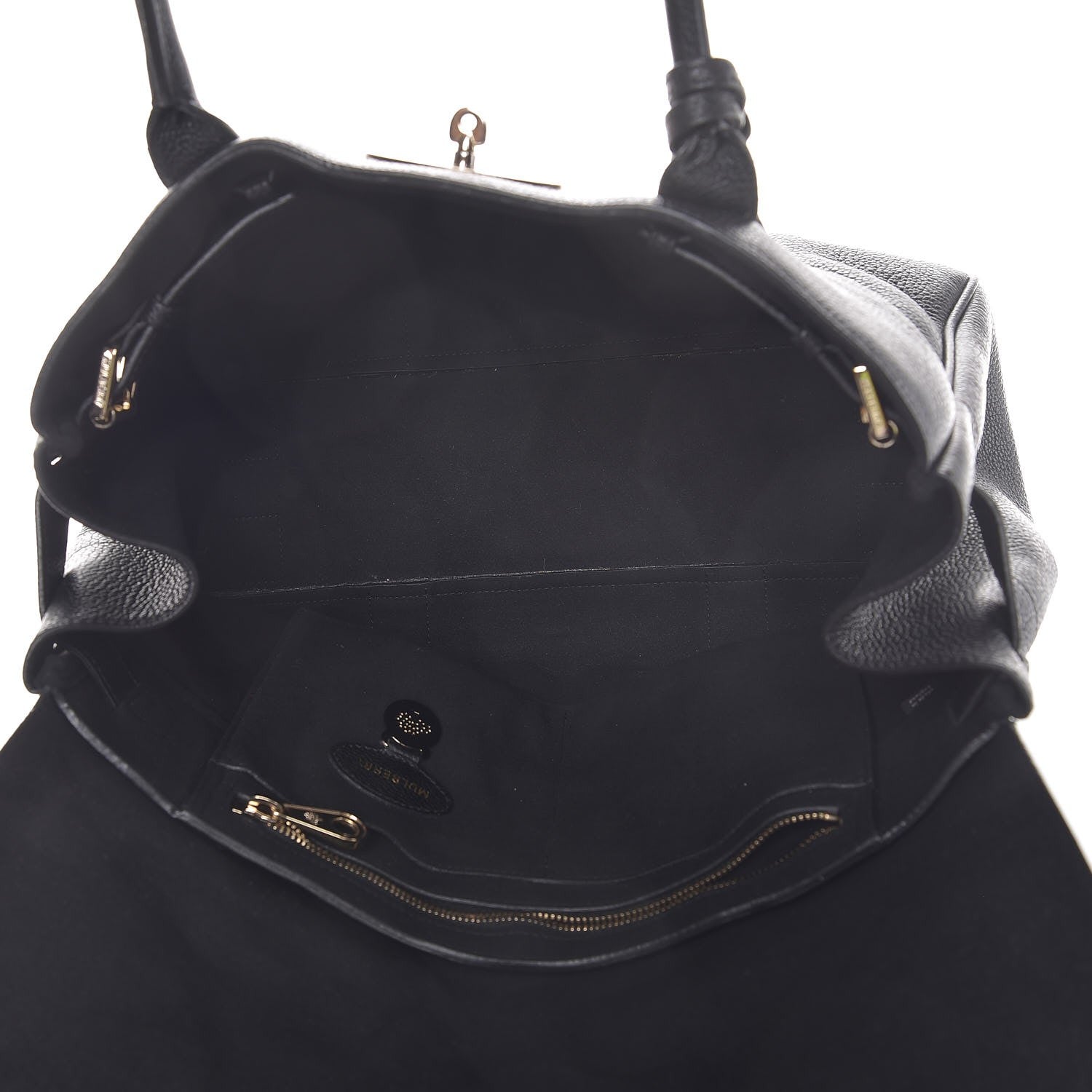 Mulberry Natural Leather Bayswater Black 5 of 9