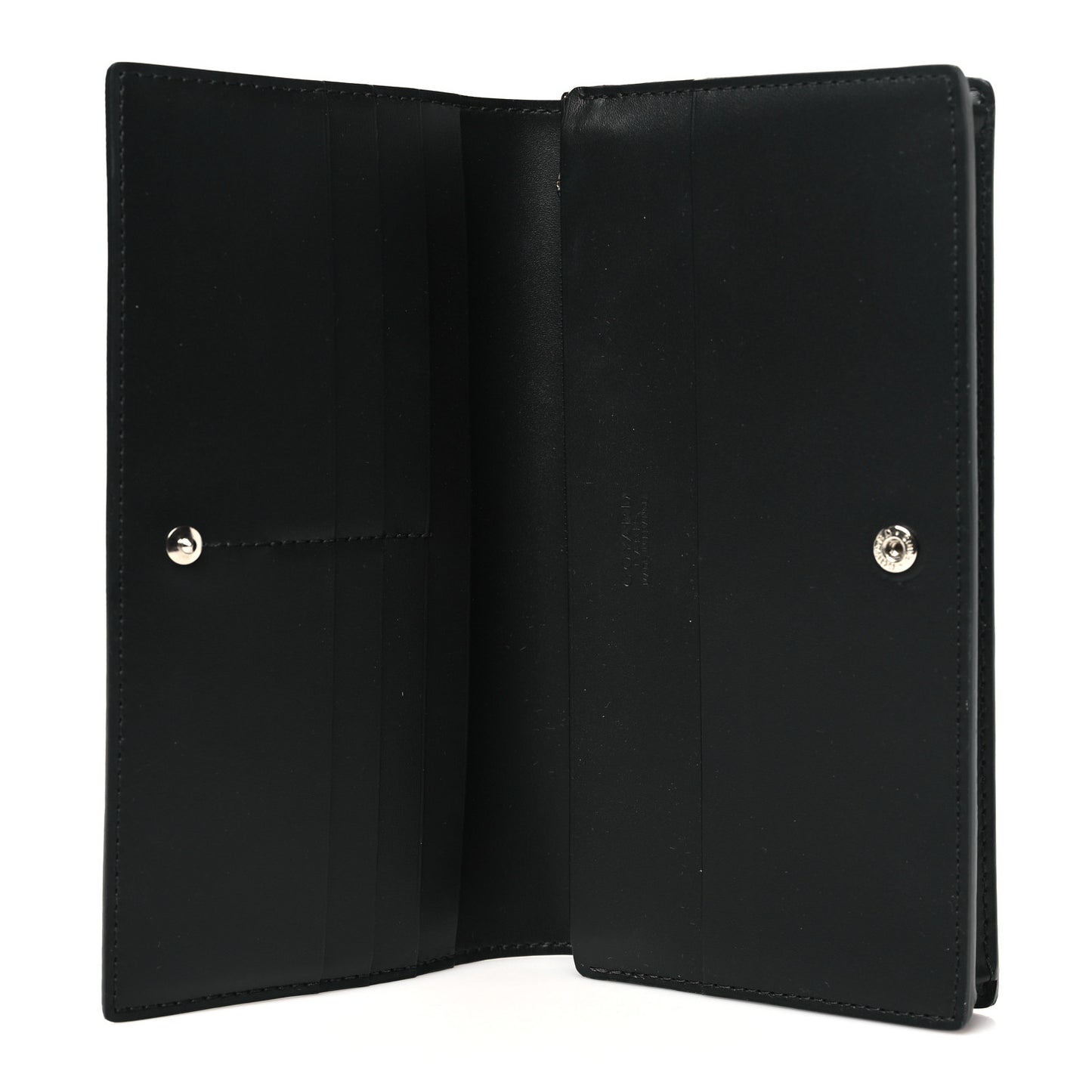 Goyardine Long Bi-Fold Wallet Black
