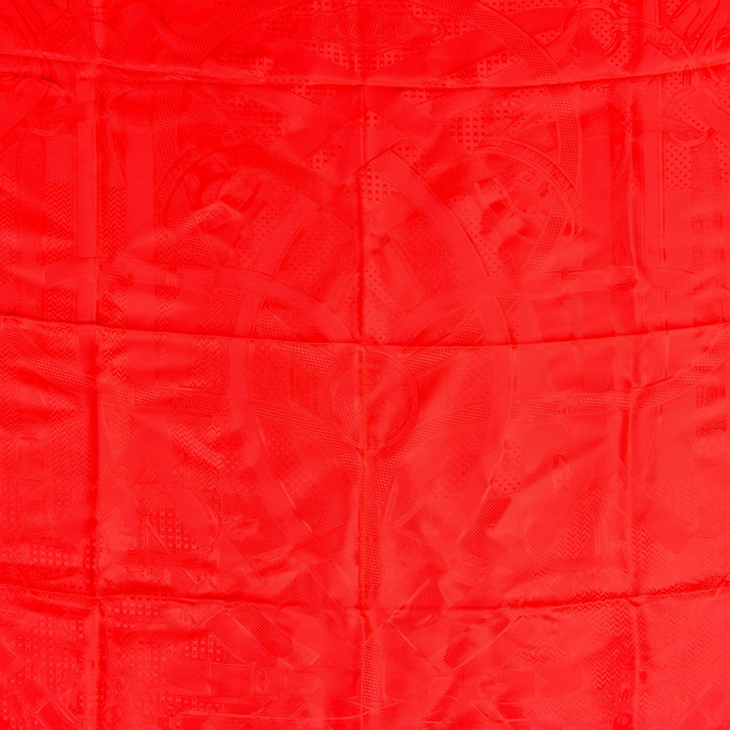 Silk Foulard Cavalcadour Scarf 90 Piment