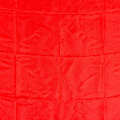 Hermes Silk Foulard Cavalcadour Scarf 90 Piment 1 of 6