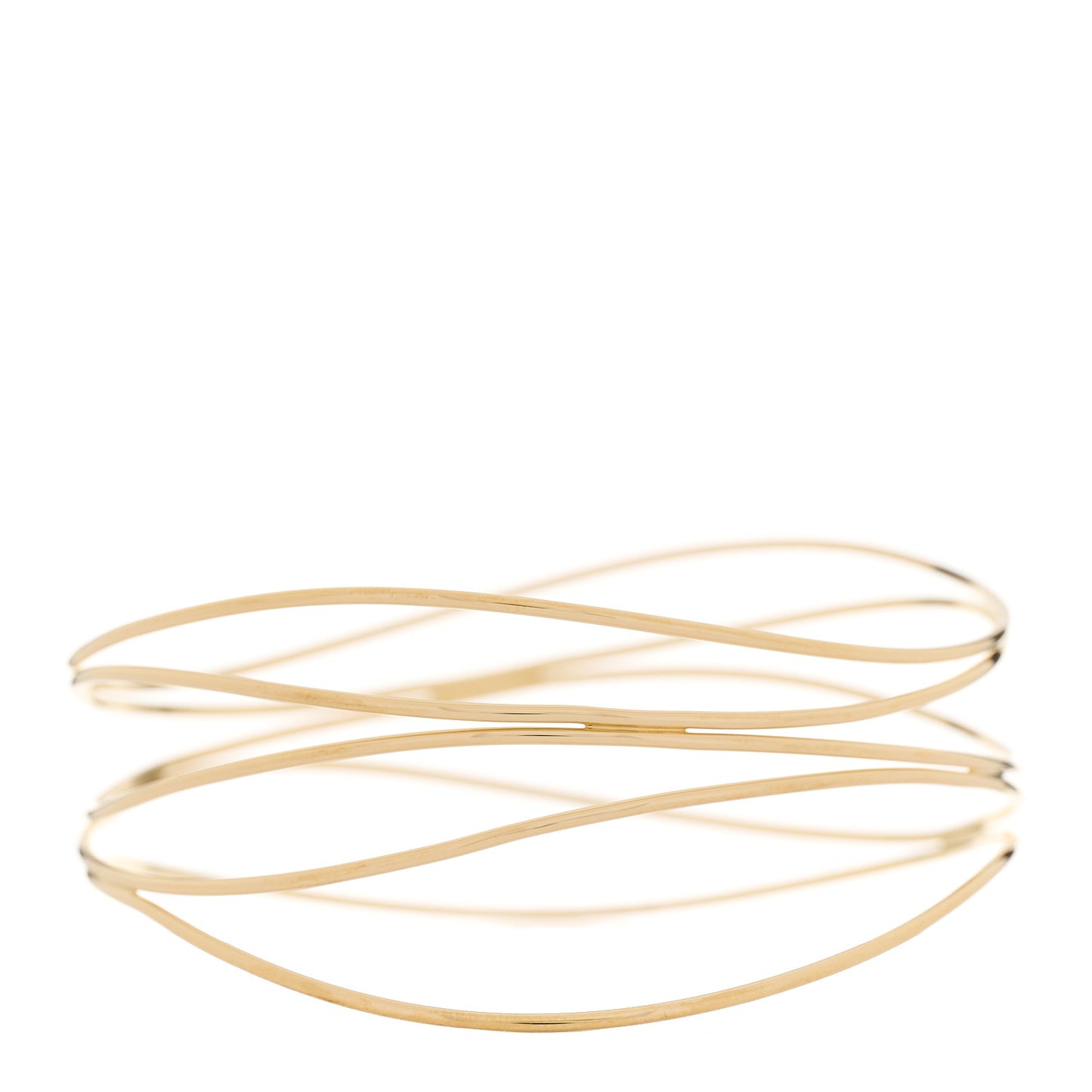 18K Yellow Gold Elsa Peretti Wave Five-Row Bracelet