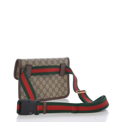 Gucci GG Supreme Monogram Neo Vintage Web Belt Bag Brown 3 of 8