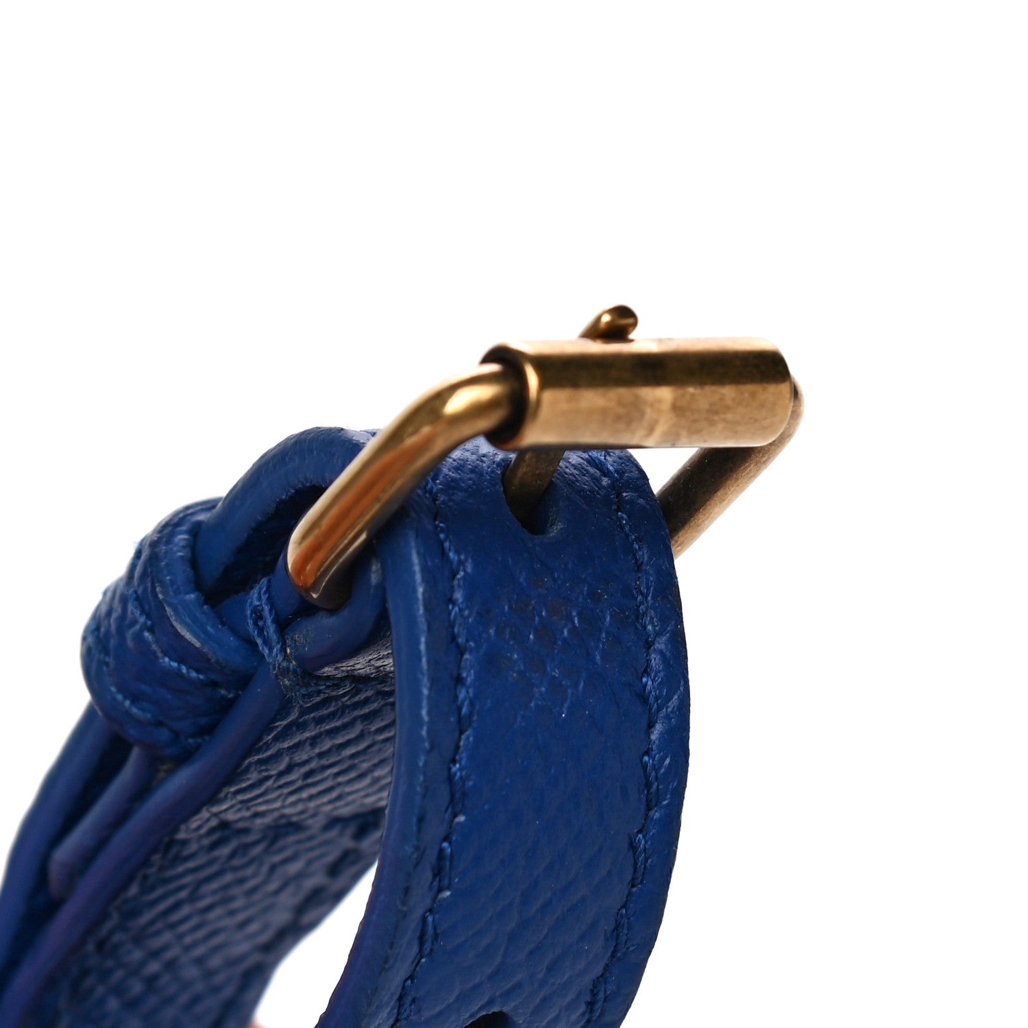 Balenciaga Signature Grained Calfskin Logo XXS Ville Top Handle Bag Bleu Roi White 20 of 20