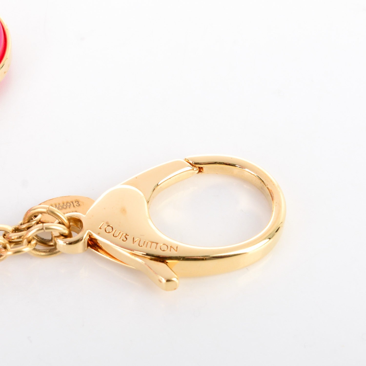 Louis Vuitton Resin Naif Bag Charm Pink 3 of 5