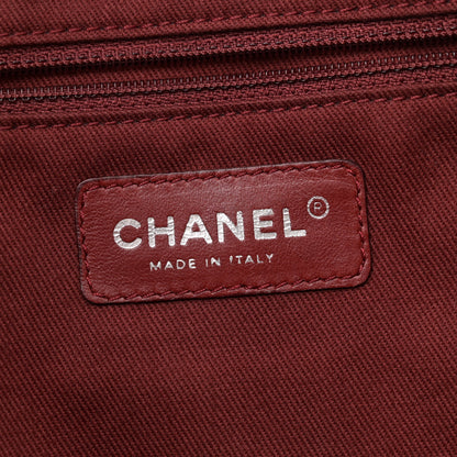 Chanel Aged Calfskin Quilted Large Cotton Club Tote Black 6 of 11