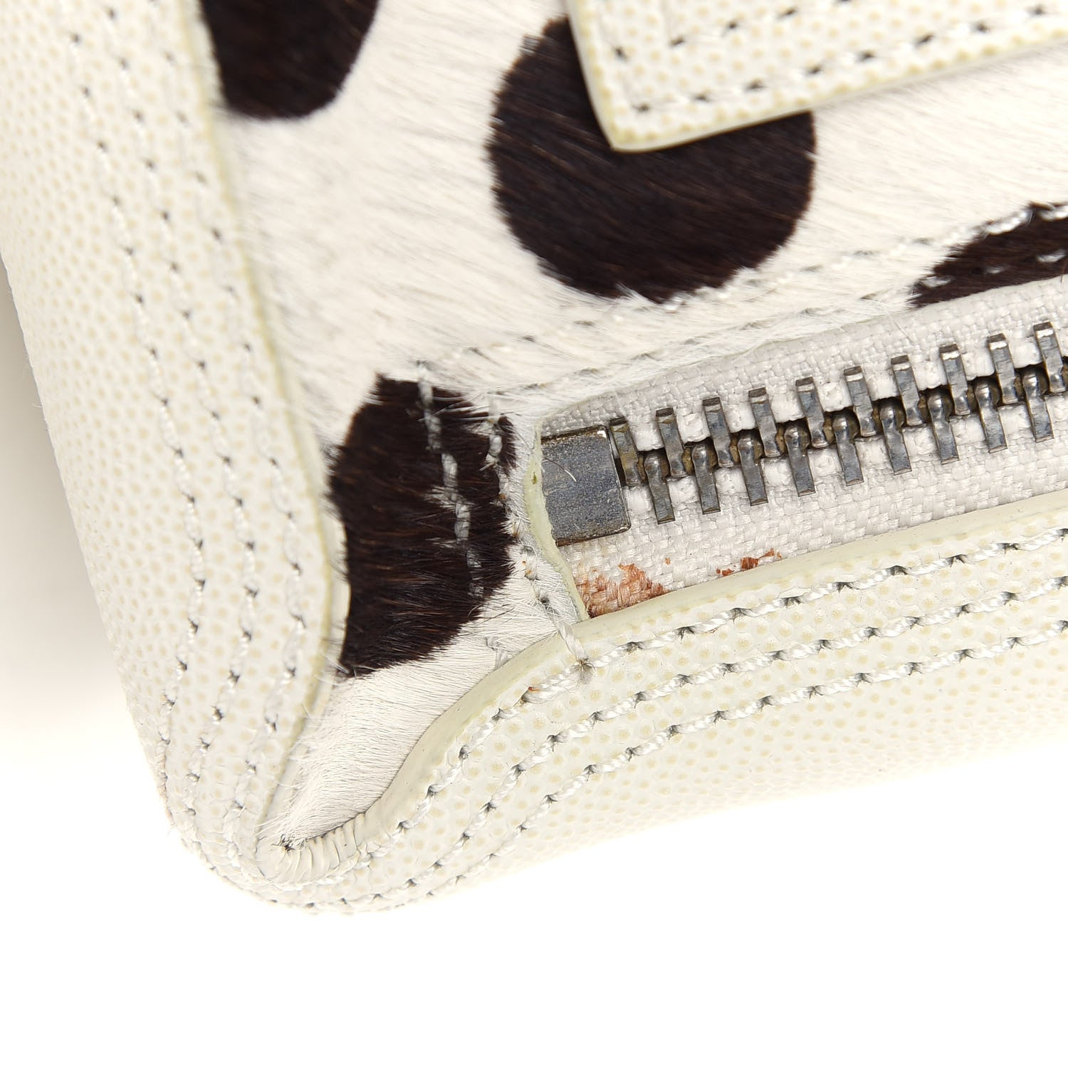3.1 Phillip Lim Calf Hair Polka Dot Mini Pashli Satchel White Black 9 of 11