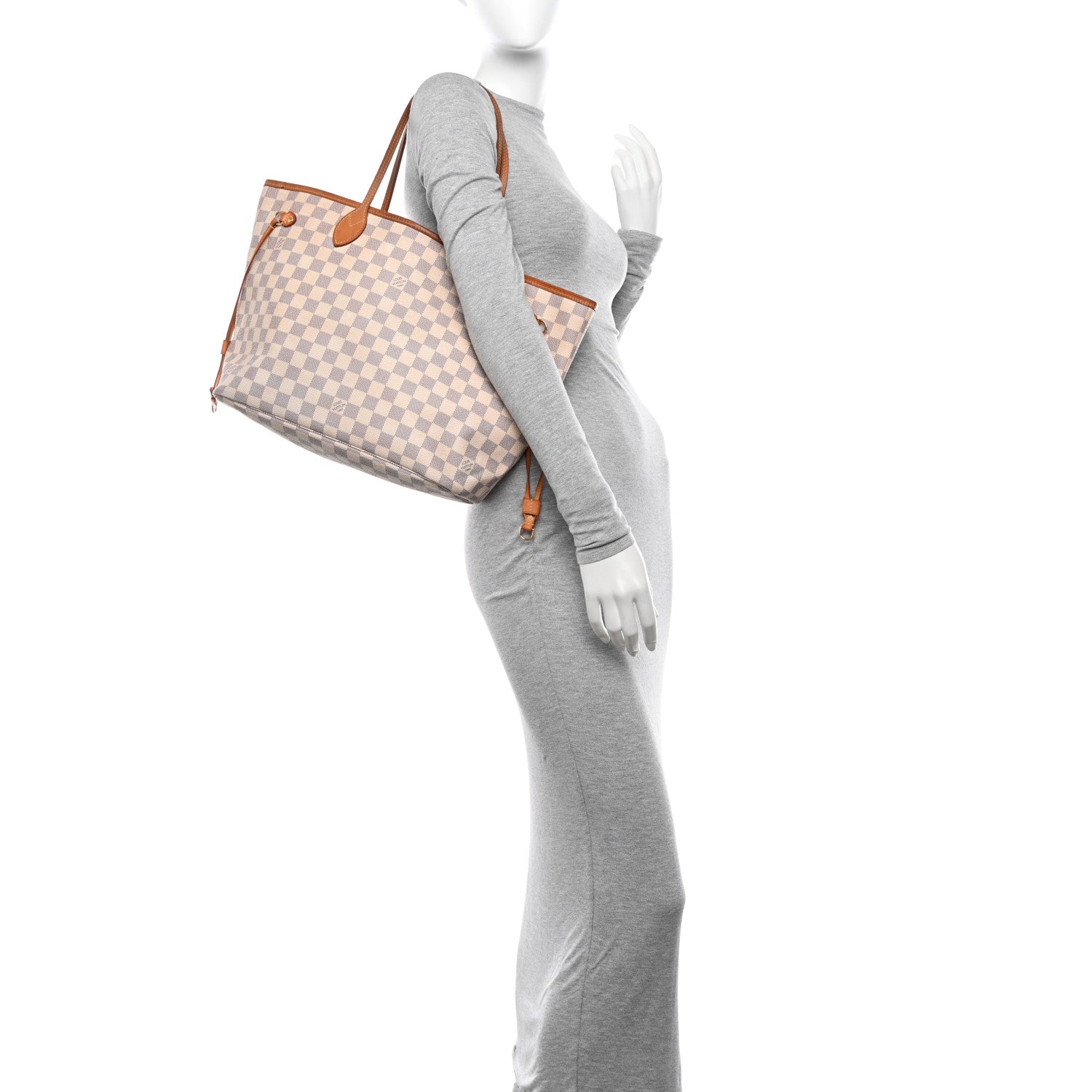 Louis Vuitton Damier Azur Neverfull MM 2 of 17