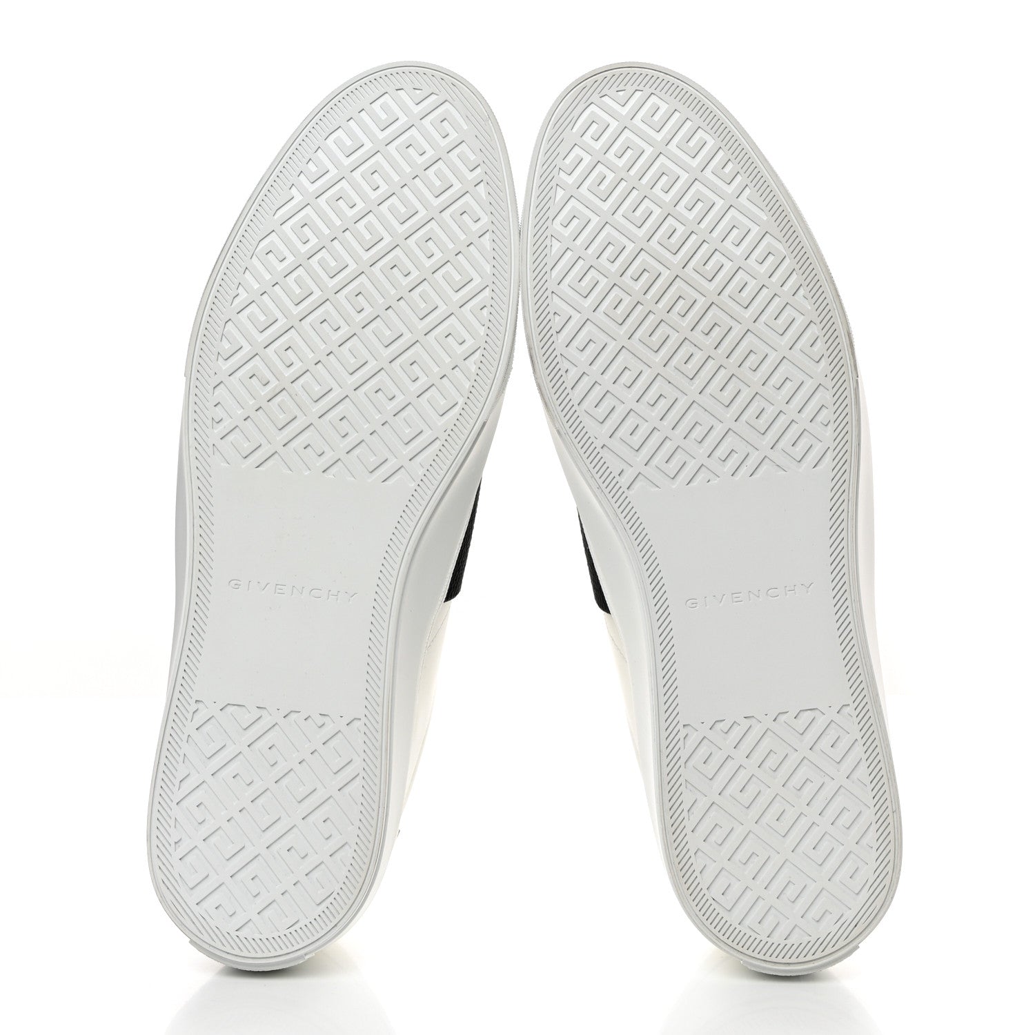 Givenchy Calfskin Band Logo Mens Urban Street Sneakers 46 White Black 5 of 9