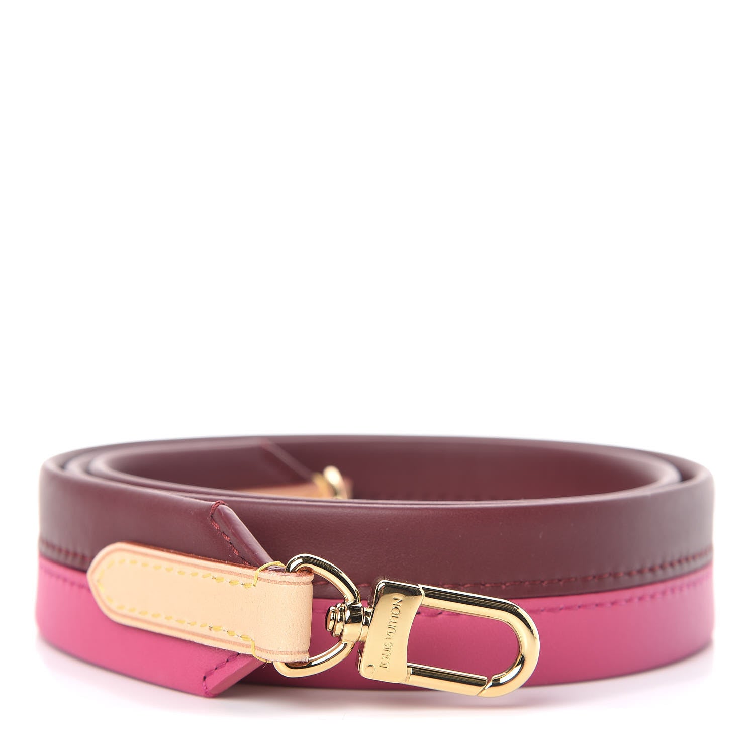 Louis Vuitton Calfskin Cluny BB Shoulder Strap Bordeaux Fuchsia 1 of 3