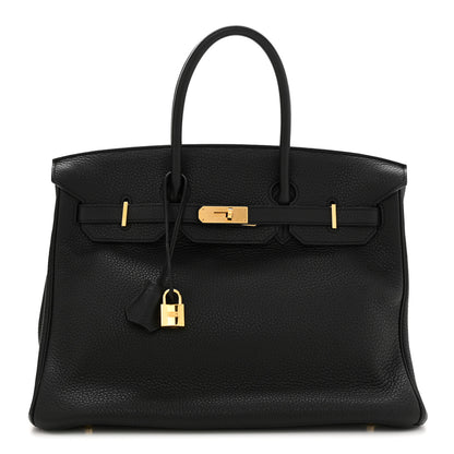 Hermes Togo Birkin 35 Black 1 of 12
