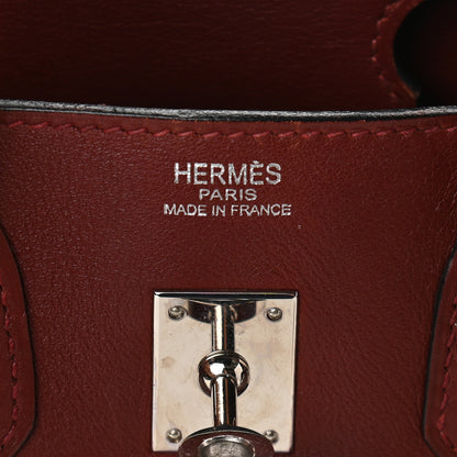 Hermes Swift Birkin 25 Rouge H 6 of 10