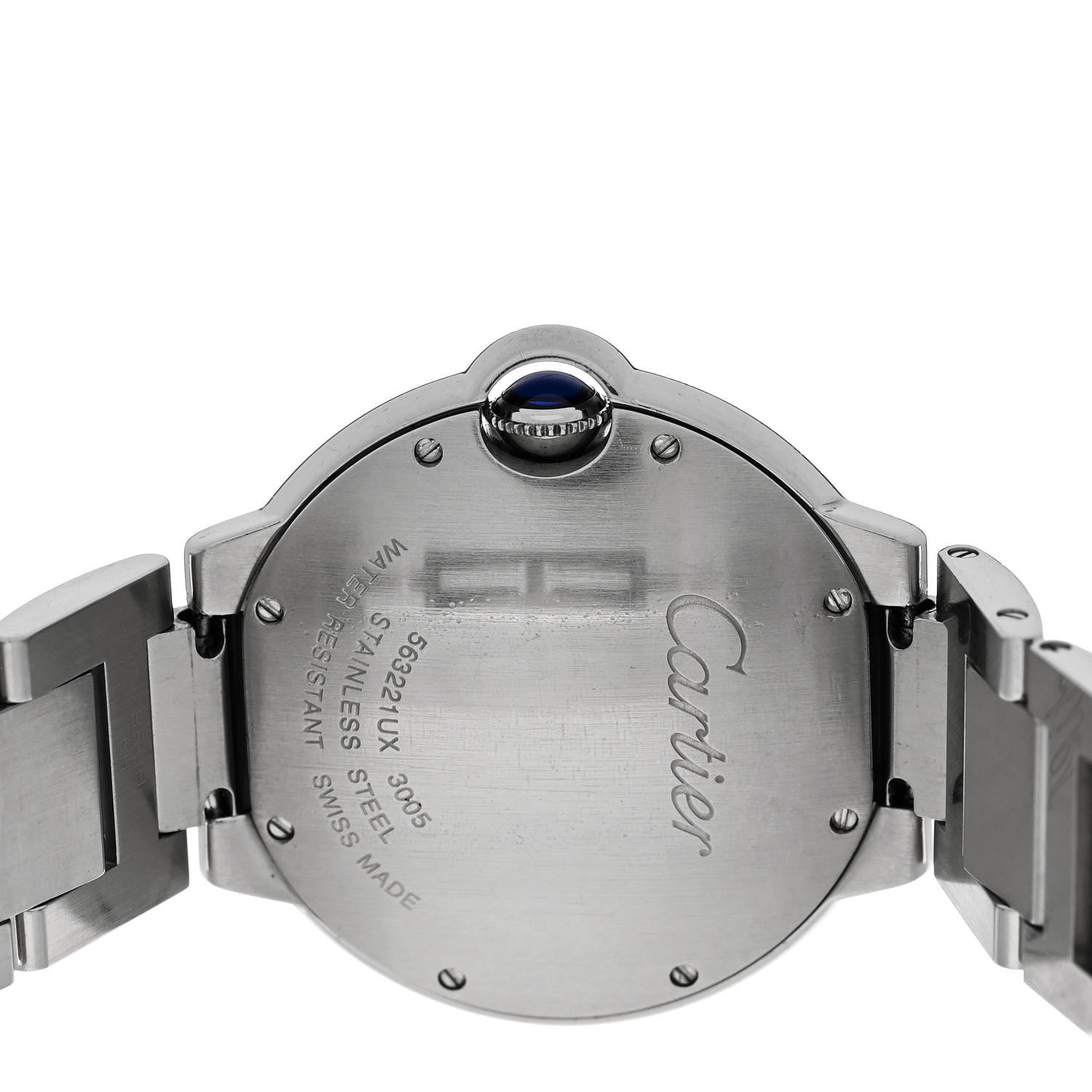 Cartier Stainless Steel 36mm Ballon Bleu De Cartier Quartz Watch 4 of 5