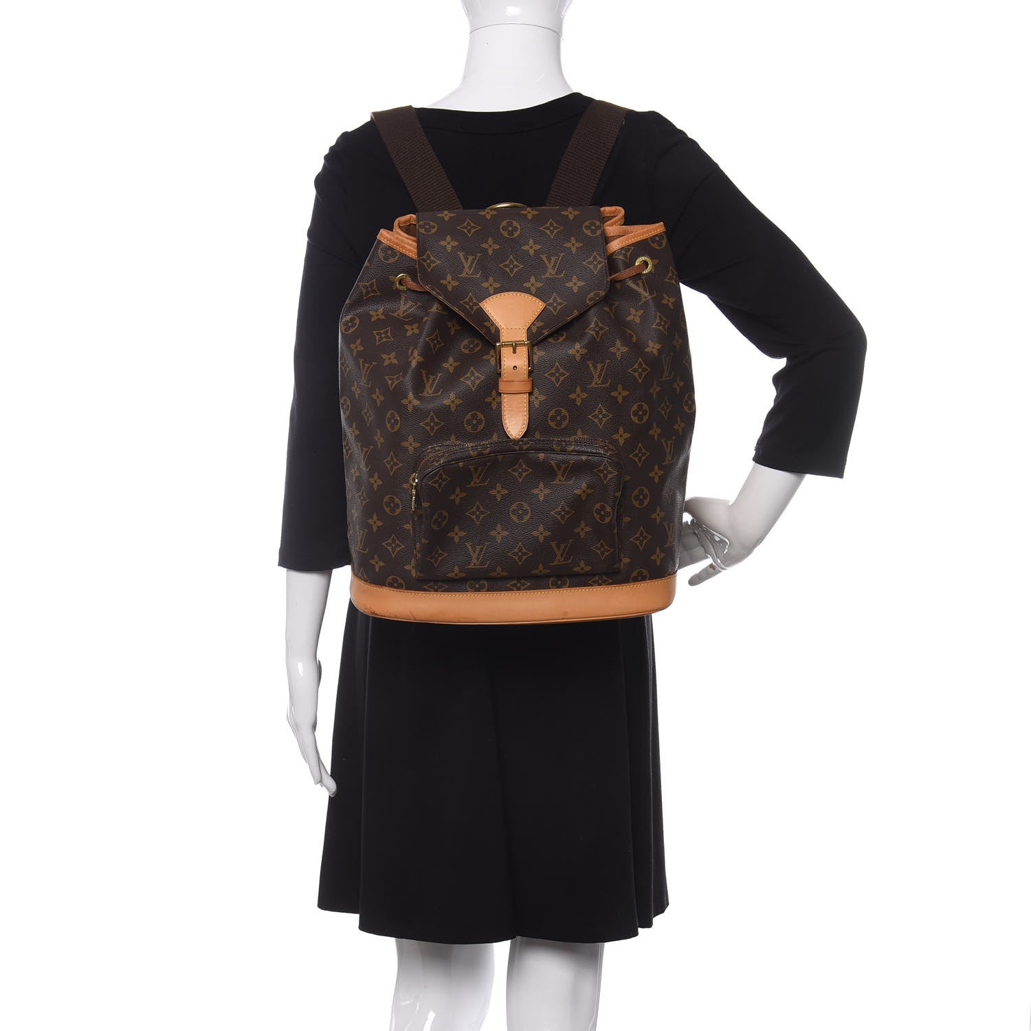 Louis Vuitton Monogram Montsouris GM Backpack 2 of 10