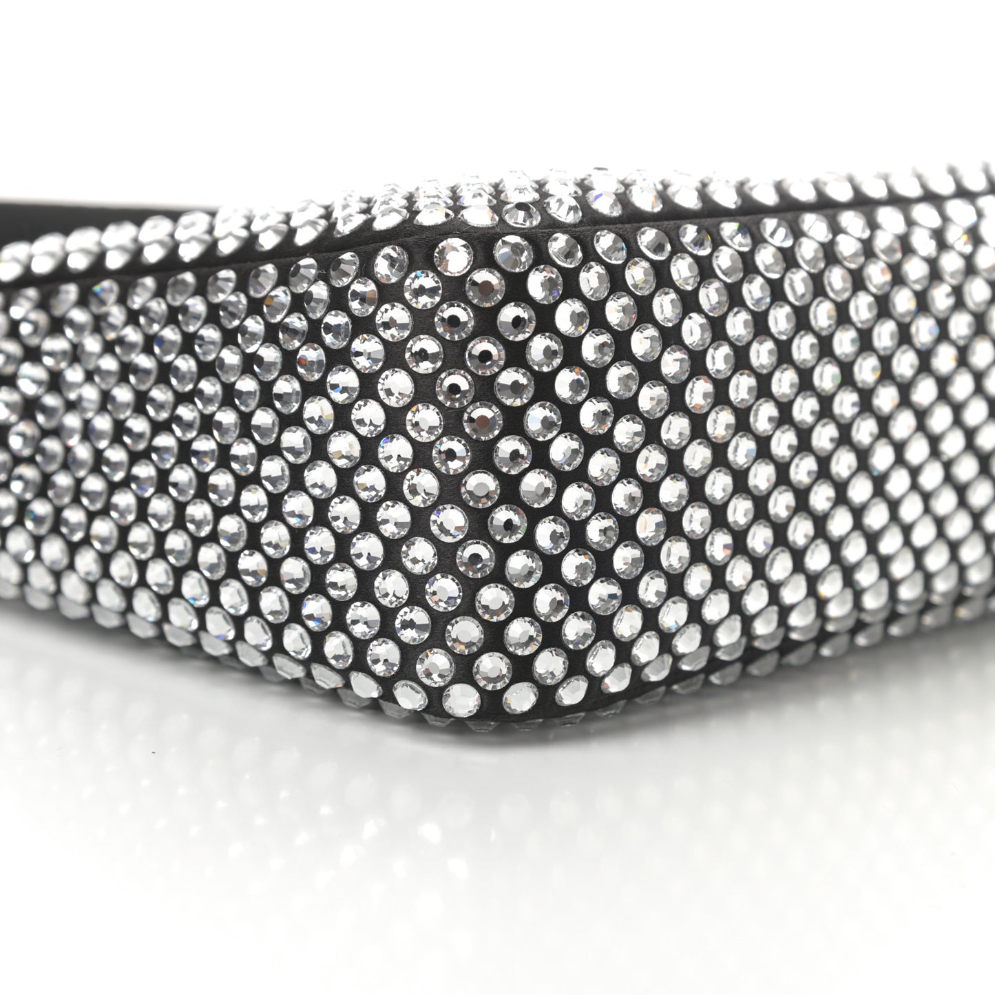Satin Crystal Mini Re-Edition 2000 Bag Cristal