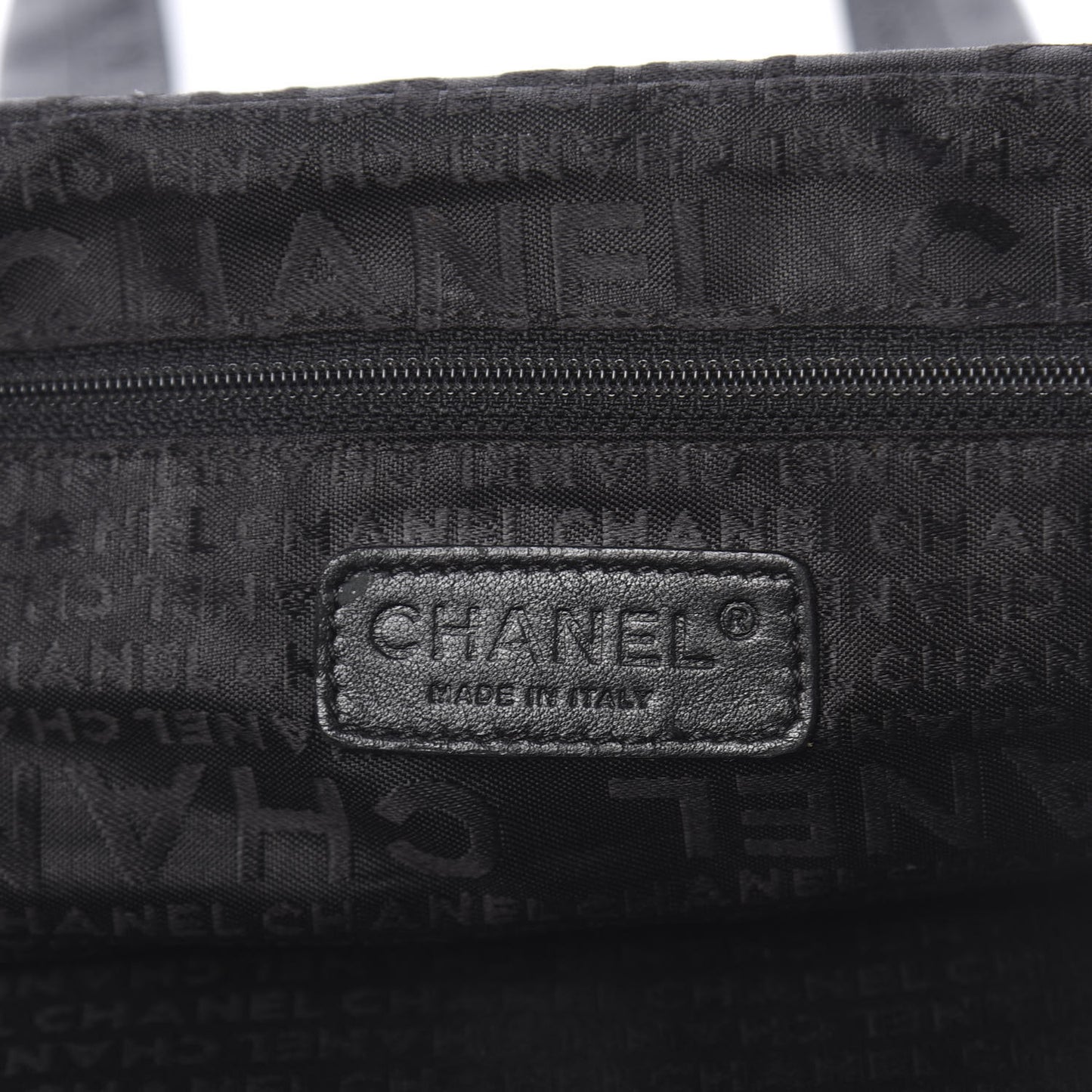 Caviar Square Stitched Tote Black