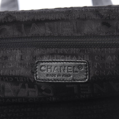 Chanel Caviar Square Stitched Tote Black 8 of 12