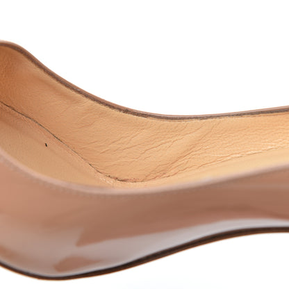 Christian Louboutin Patent Decollete 554 100 Pumps 40 Nude 10 of 17