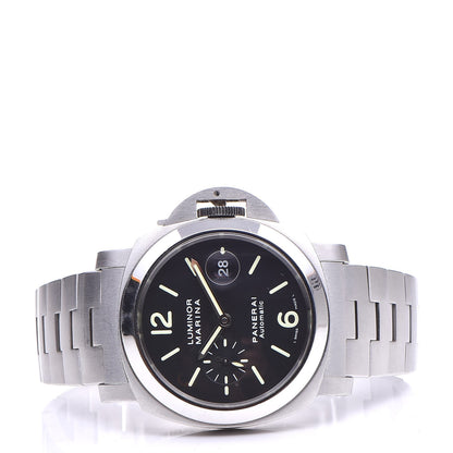 Panerai Stainless Steel 44mm Marina Luminor Automatic Watch Black PAM00299 2 of 15