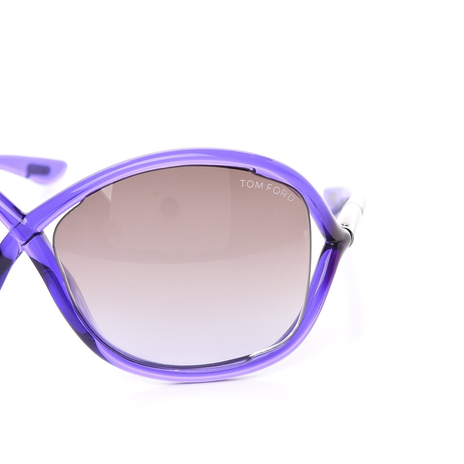 Tom Ford Acetate Whitney Crossover Sunglasses TF9 Purple 7 of 8