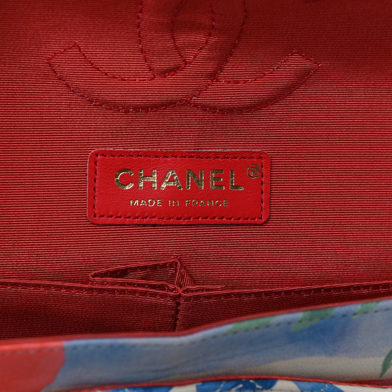 Chanel Lambskin Quilted Floral Medium Double Flap Multicolor 6 of 13